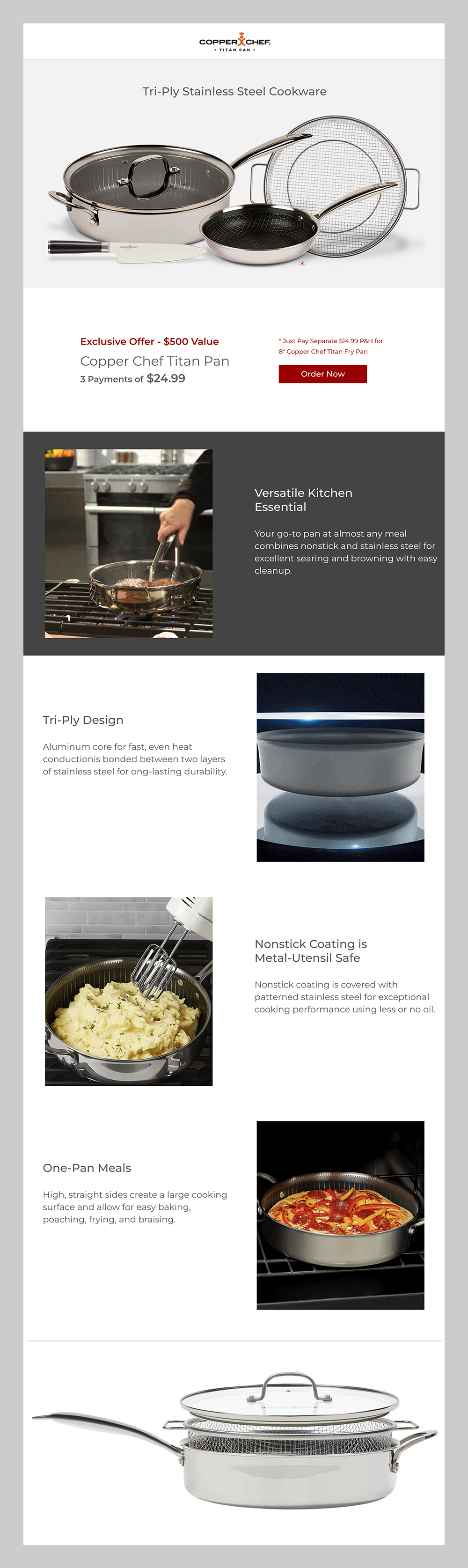 Copper Chef Titan Pan Product Site Desktop