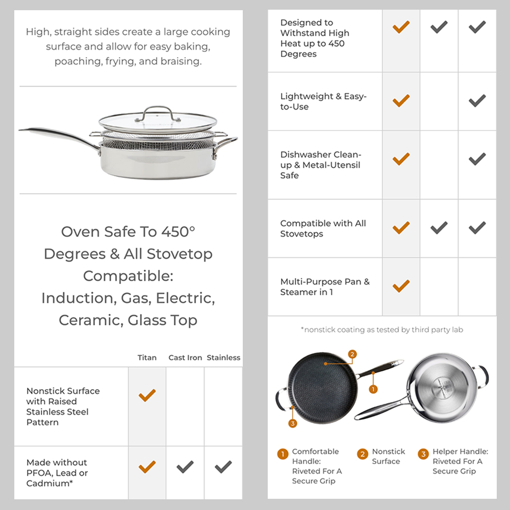 Copper Chef Titan Pan Product Site Mobile