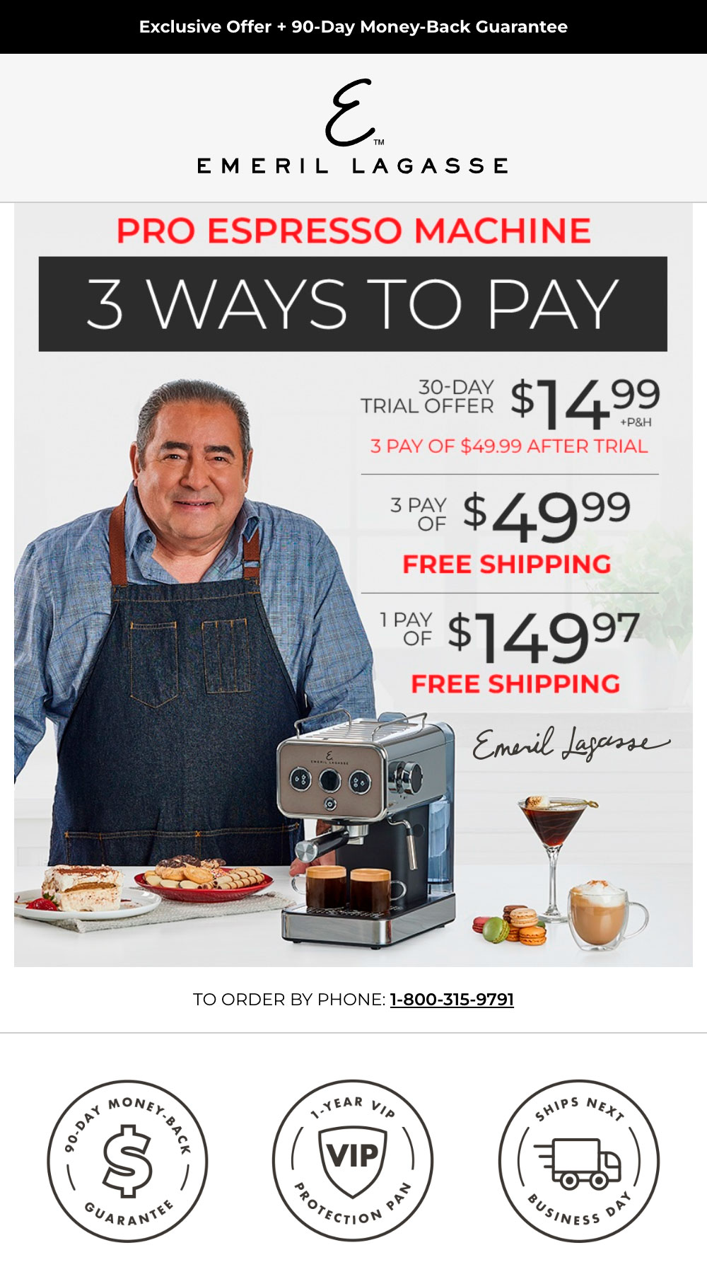 Emeril Lagasse D2C Catalog Site Mobile