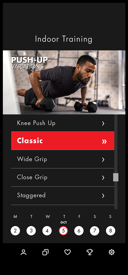 Workout App UX/UI Prototype