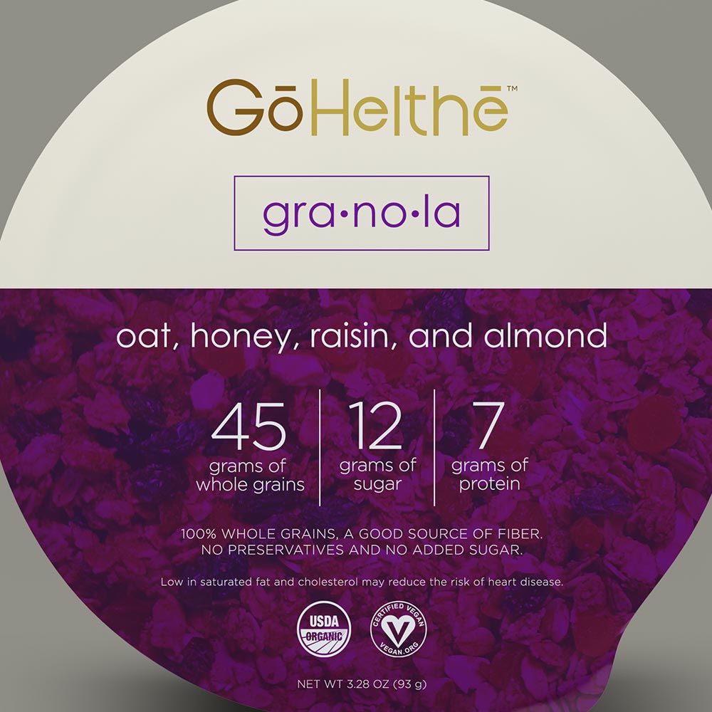 Go Helthe Granola Bowl Packaging