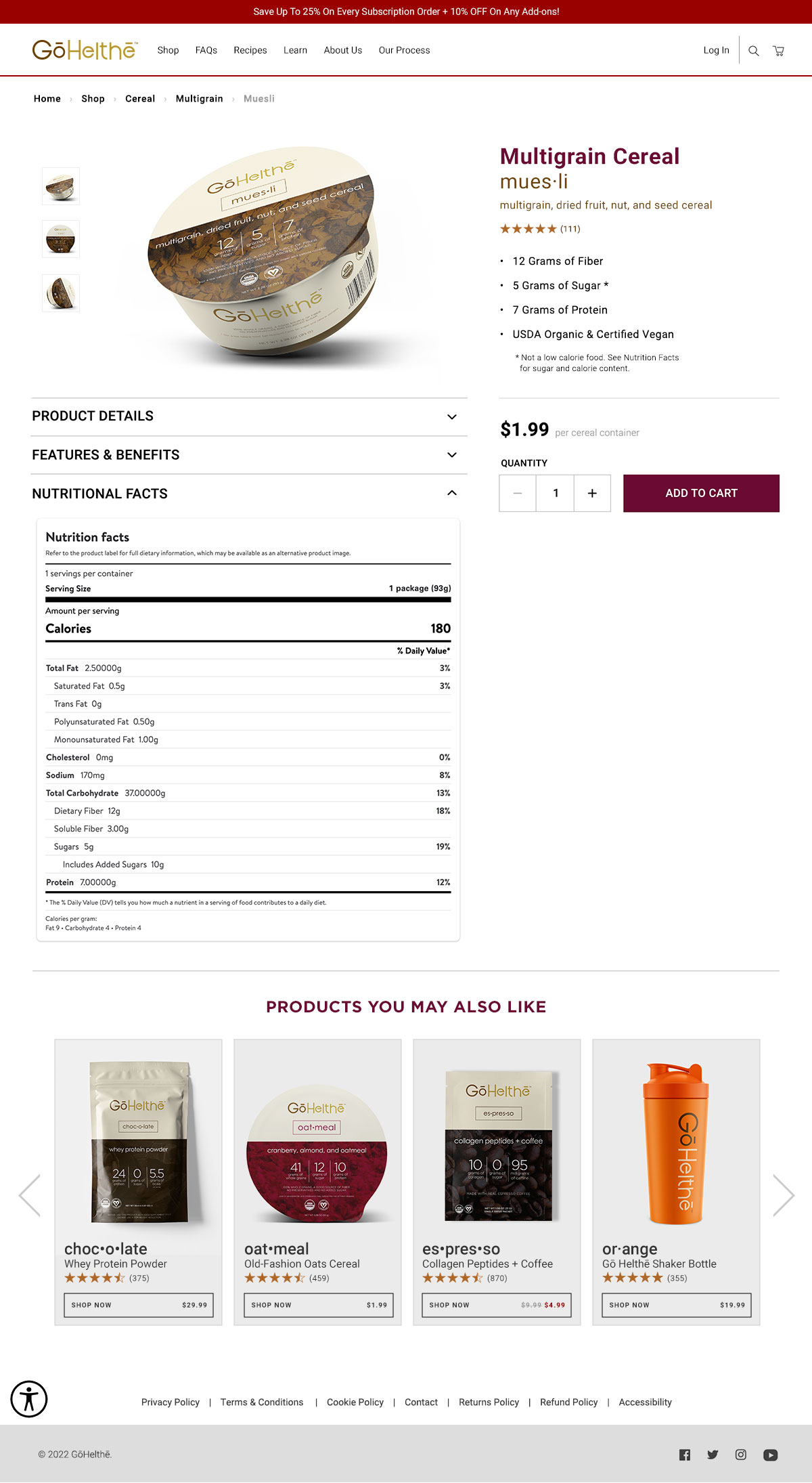 GoHelthe Catalog Site Desktop